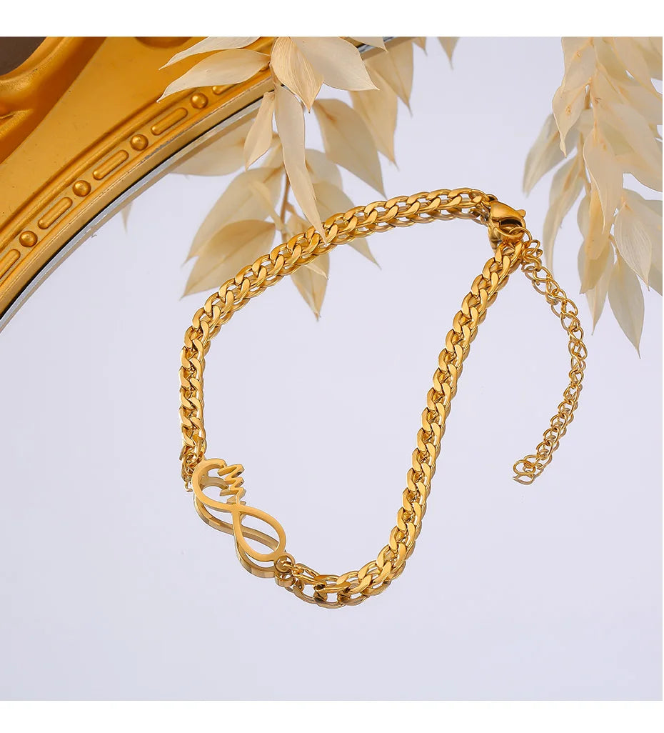 Eternal Loop Golden Anklet