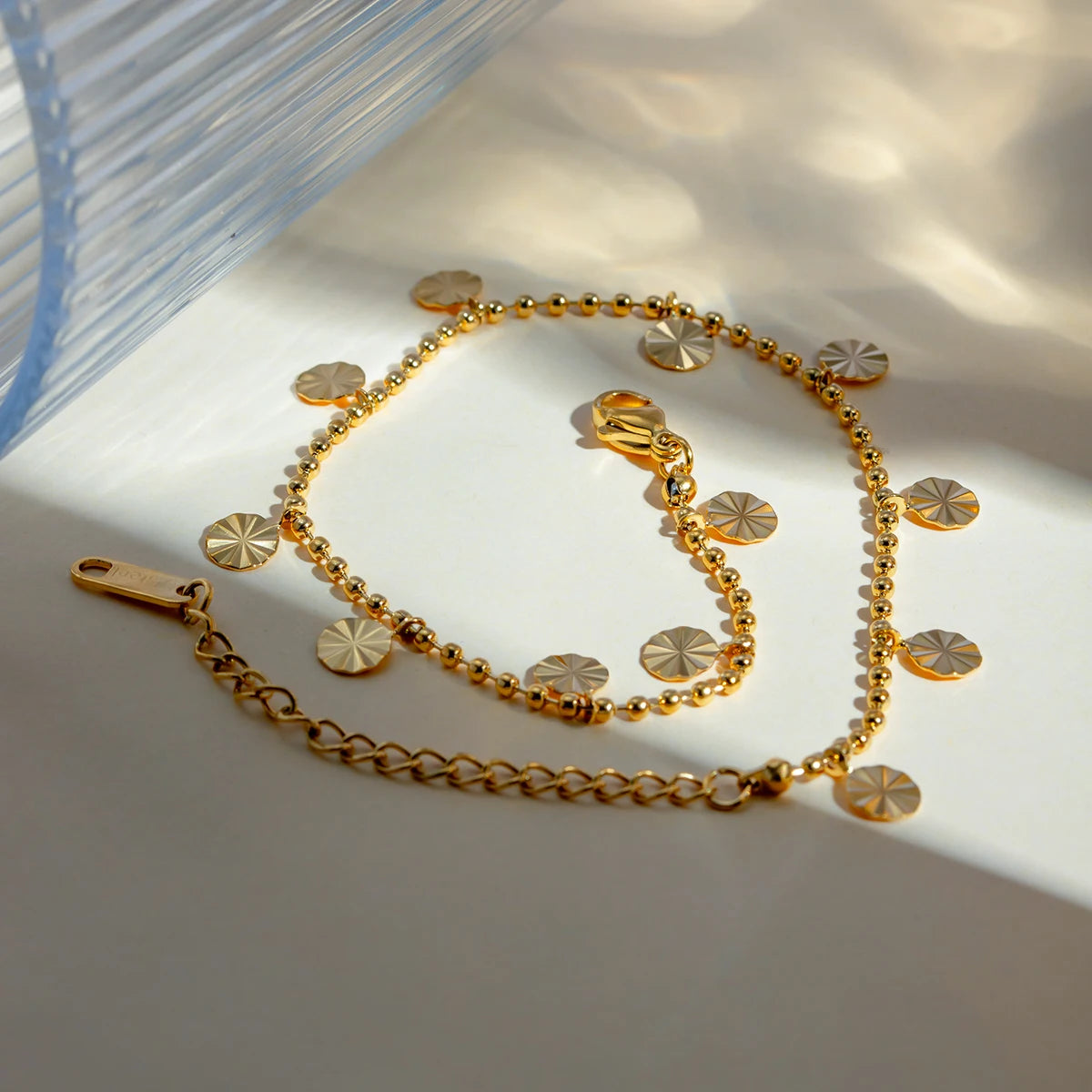 Gold Sunrise Anklet