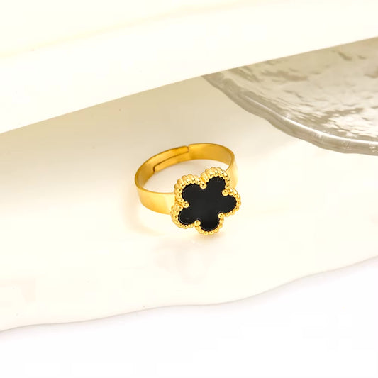 Clover Charm Rings