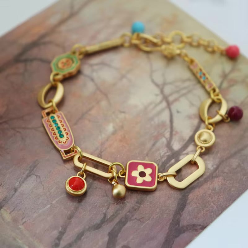 Treasured Charms Gold Bracelet