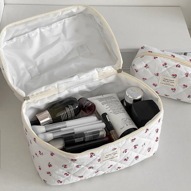 Cherry Blossom Makeup Bag Set