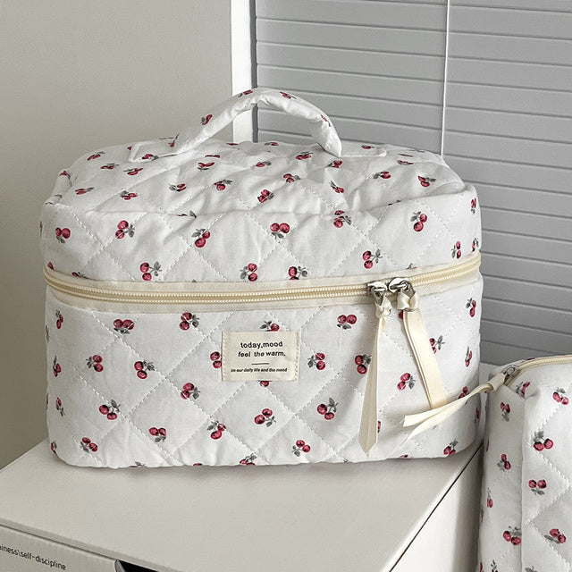 Cherry Blossom Makeup Bag Set