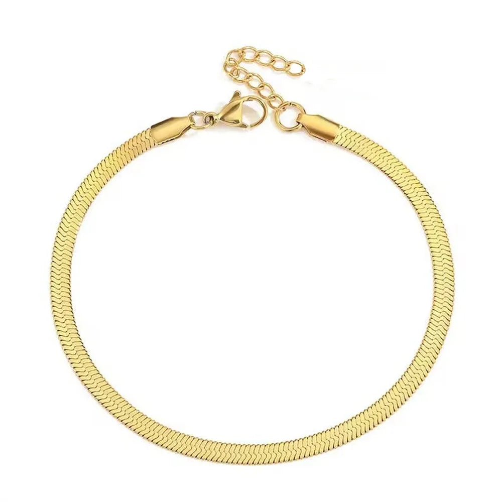 Snake Anklet Elegant Minimalist Style