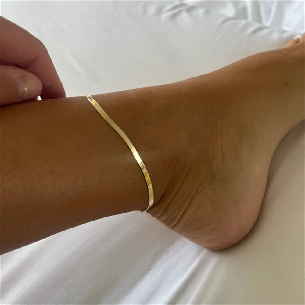 Snake Anklet Elegant Minimalist Style