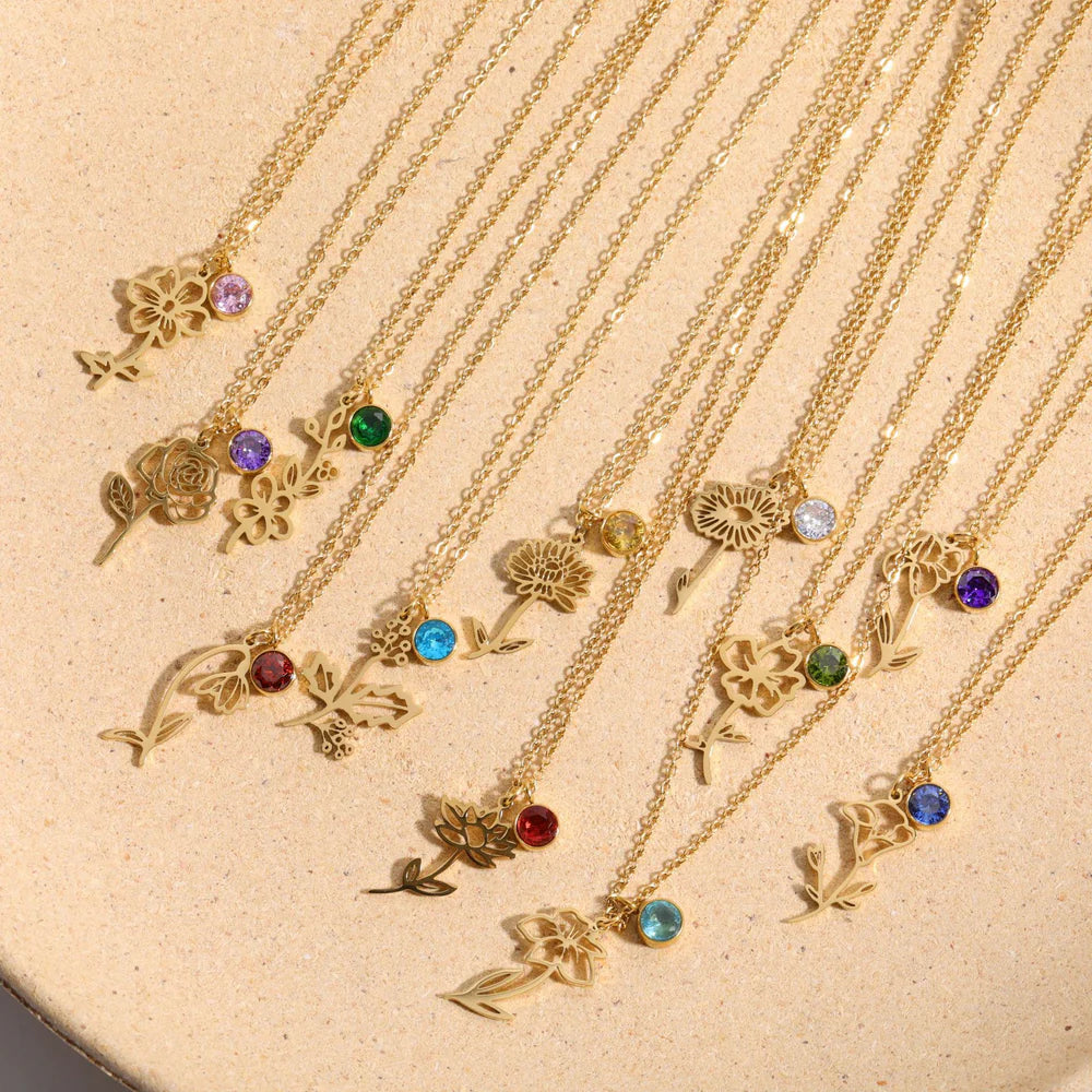 Zodiac Flora Necklace