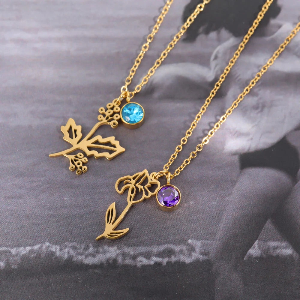 Zodiac Flora Necklace