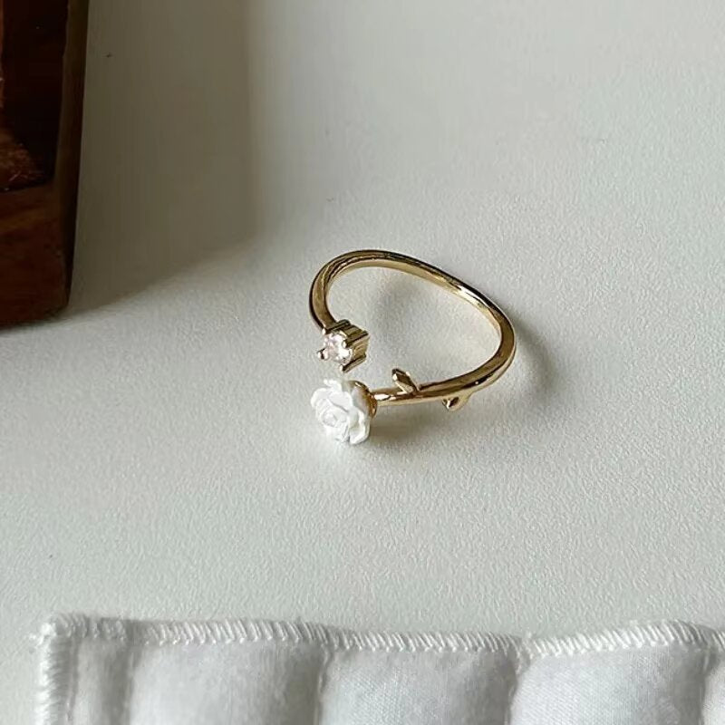 Camellia Blossom Ring