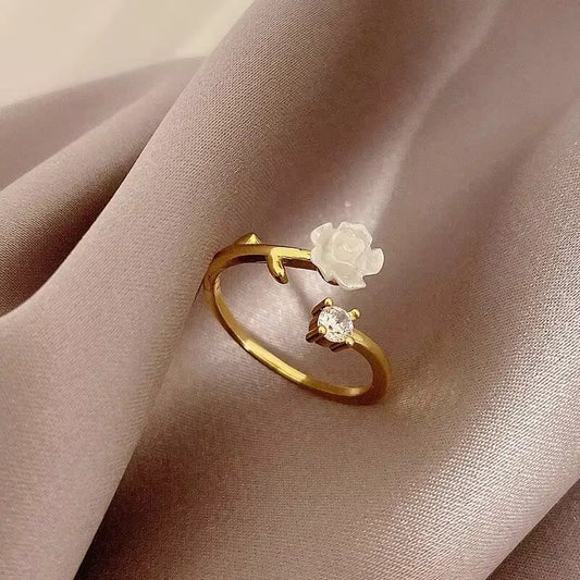 Camellia Blossom Ring